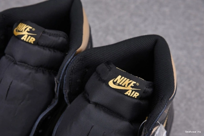 Air Jordan Metallic High (2020) Retro Gold 1 Black 555088-032 0319